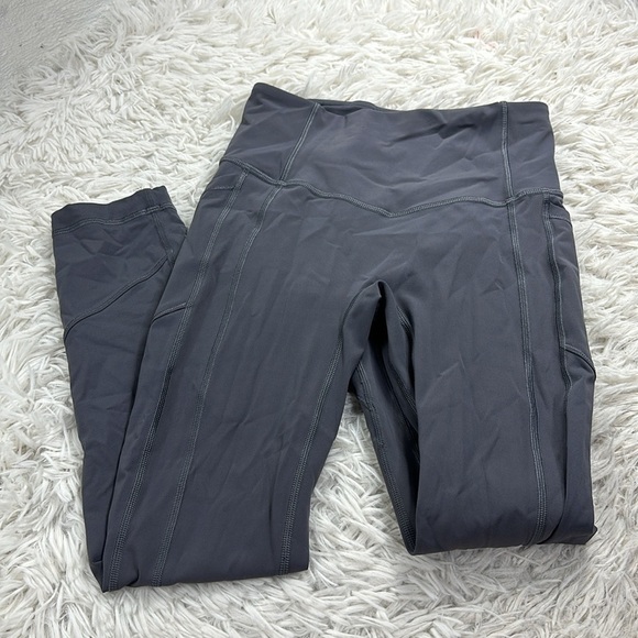 Lululemon All The Right Places Crop II *23" Blue Tied - Picture 1 of 6